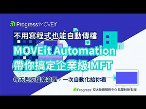 不用寫程式也能自動傳檔｜MOVEit Automation 帶你搞定企業級 MFT