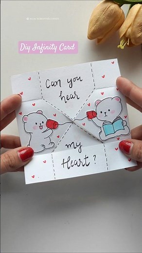 CUTE Handmade Infinity Birthday Card!