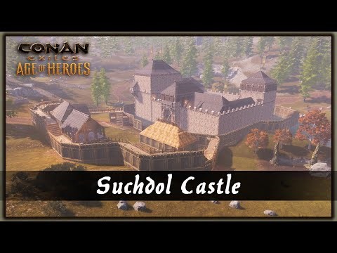 HOW TO BUILD SUCHDOL CASTLE [SPEED BUILD] - CONAN EXILES