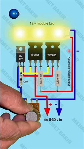 DIY 30V 10A Bench Power Supply | Adjustable Voltage Regulator Circuit