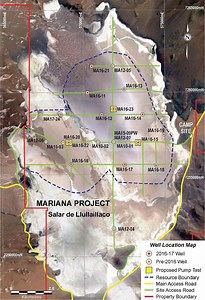 International Lithium Provides Update on Mariana Lithium Brine Project