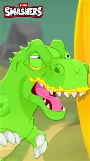 How to Smash the Golden Smasher Egg? 💥 #dinosaurcartoons #animatedstory