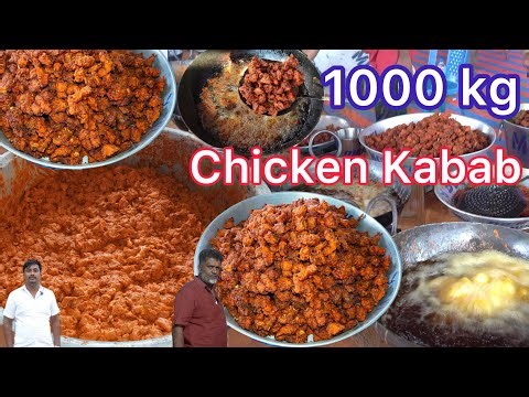 PERFECT CHICKEN KABAB RECIPE IN BIG QUANTITY | CRISPY CHICKEN | KABAB | #chickenkabab #crispychicken