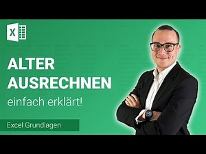 ALTER BERECHNEN lassen einfach erklärt | Lerne Microsoft Excel ✅