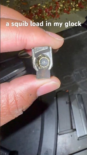Glock Squib Load EXPLOSION 😱 #shorts #homedefense