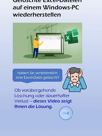 Gelöschte Excel-Dateien wiederherstellen! 🧩 Ups… Excel-Datei gelöscht? 😱 Keine Sorge – mit MyRecover holst du sie in wenigen Klicks zurück! Schnell ✅ Einfach ✅ Sicher ✅ #excel #exceltips #datenrettung #datarecovery #fyp #foryoupage❤️❤️ #exceltricks #tutorials #techtips #technik #techtoktips