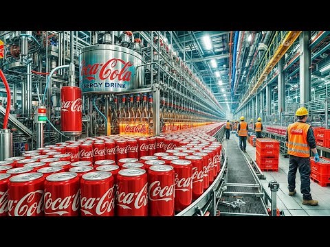 How Coca-Cola Cans Are Made in Factory | Millions of Aluminum Cans Production Process