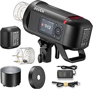 Godox AD600Pro II 2.4G Wireless X System,600Ws Outdoor Flash,TTL GN87 HSS 1/8000s,40W Bi-Color 2800k-6000k,0.01s~0.9s Recycle Time,28.8V/2600mAh Lithium Battery,10-Step Power Output from 1/1 to 1/512