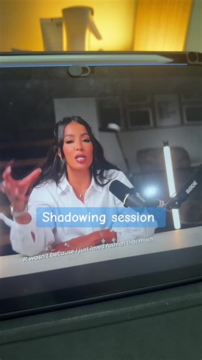 ‏Shadowing practice