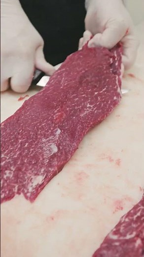 Cutting Beef Flat Iron Steaks! 🔪🥩 #shorts