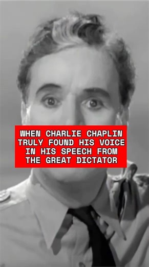 When Charlie Chaplin Found His Voice In The Great Dictator #comedy #movieclips #movies #charliechaplin #thegreatdictator | Cracked.com