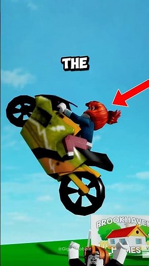 How to do The Wheely Flying Glitch in Roblox Brookhaven RP!? #roblox #brookhaven #shorts