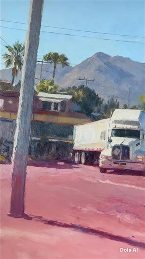 (Both angles) KCS Train destroys a container semi truck in Bulevar de saltillo, Mexico