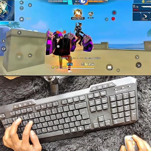 Gameplay on Mobile 📲 | FreeFire Keyboard Mouse