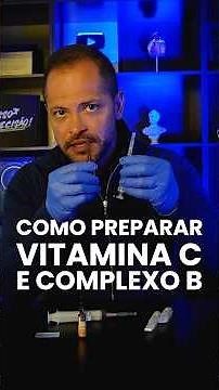 How to prepare intravenous Vitamin C and B Complex #nursing #nursingprotagonist #medications