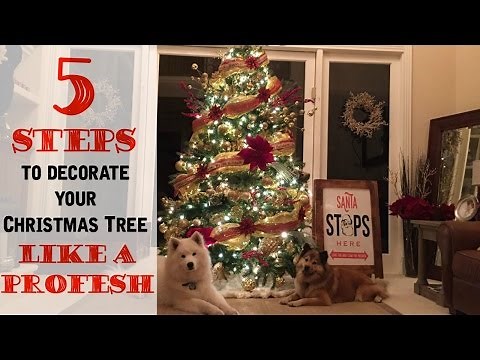 5 Steps to Decorating a Christmas Tree like a Professional