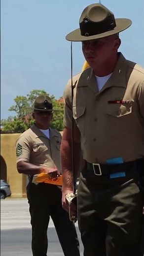 USMC Drill Instructor Gives the Command #usmc #marinecorps #usmarines #drill