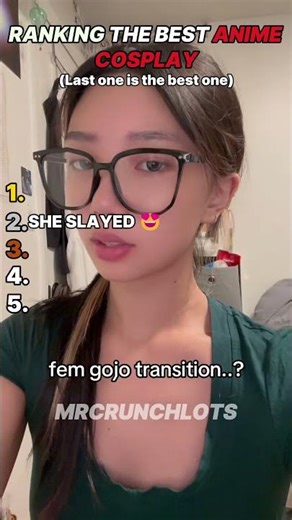 Ranking The Best Anime Cosplays! #trend #ranked #shorts