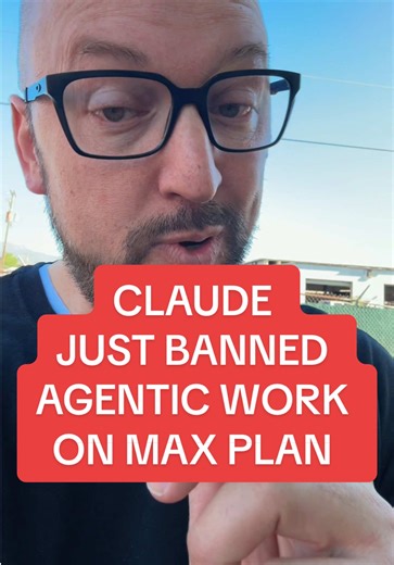 Claude just banned all agentic work using your Max Subscription plan. It’s more important than ever to have a second brain memory system so you can move to whatever LLM you want. #claude #claudecode #anthropic #aiagent #agentic