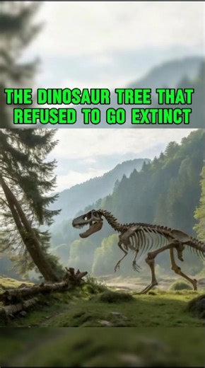 "The Dinosaur Tree That Refused To Go Extinct 🌲🦕" #nature #shorts #facts