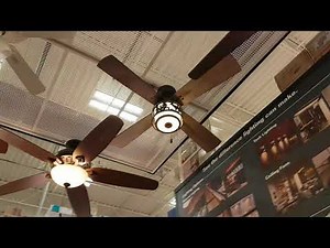 Ceiling Fan Display at Lowes