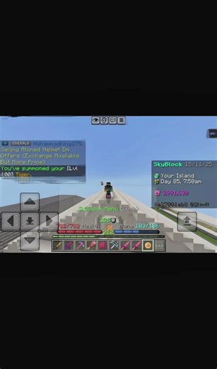 Perma frost set 🥶🔥 #minecraft #hypixel #craftersmcskyblock #crafters #craftersmc #skyblock #foryou