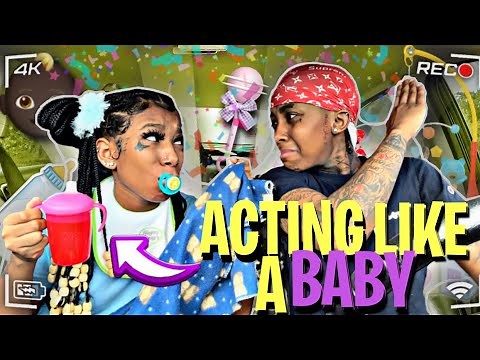 Acting Like A “BABY” To See How My GIRLFRIEND Reacts..**Hilarious**