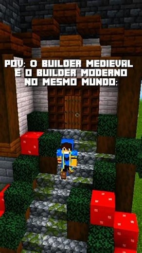Esses dois não vão dar certo kkkk! #minecraft #memes #shorts #minecraftmemes #builder