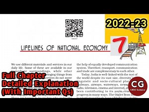 Lifelines of National Economy (Chapter 7) Class 10 Geography Full Chapter Explanation