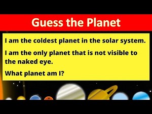 Eight Planets of Solar System | Easy Planet Quiz | Guess the Planets Name from the Clue