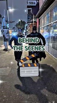 Behind the Scenes making of Batman & Nightwing Day #batman #bloopers #thejoker