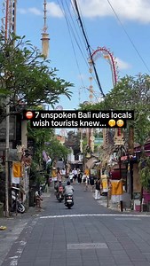 📌 Make sure to save this post for your next Bali trip 😉 🌾 1. Sitting on offerings Those little flower baskets (canang sari) placed on sidewalks or beach loungers? ➡️ They’re sacred offerings — not decor. Stepping on, kicking or sitting on them is considered disrespectful. Always walk around them with care. 🏍️💨 2. Blasting scooters through quiet areas It might feel fun to blast your scooter through narrow alleys or along rice field paths, but it’s not appreciated by locals. ➡️ The loud noise