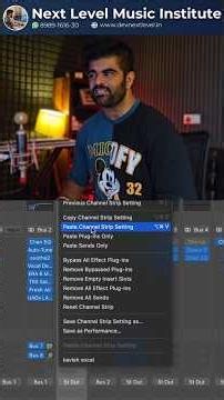 how to copy paste plugin mix chain in logic pro #devnextlevel