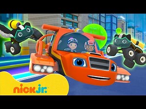 Submarine Blaze Swims with Stinky Skunks! | Blaze and the Monster Machines Full Scene | Nick Jr.