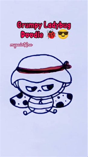 Mysterious Ladybug Character Design 🐞✨ #shorts