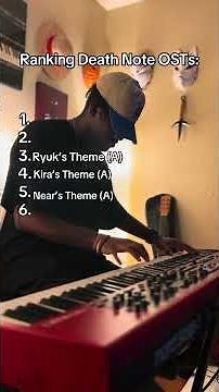 Ranking Death Note Soundtrack🎹 #deathnote #anime #piano #pianocover #lightyagami #shorts