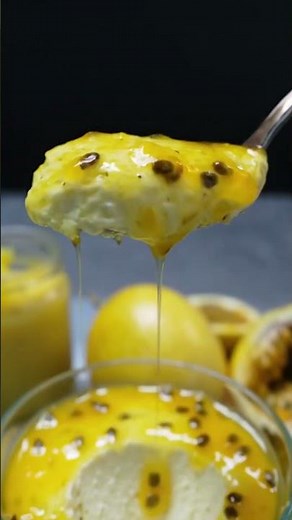 You throw that away! I made Greek yogurt with passion fruit peel!