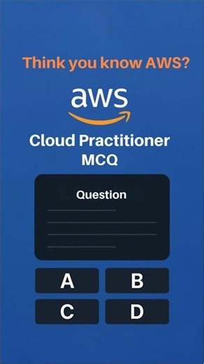 AWS Cloud Practitioner 60 | MCQ #aws #quiz #cloudpractitioner