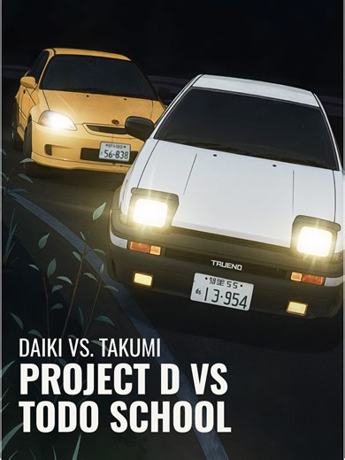 Takumi Fujiwara vs. Daiki Ninomiya: The Ultimate Drift Battle