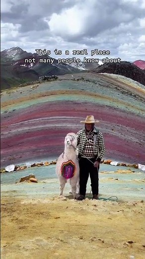 Trying one of the bucket list destinations! 📍 Palcoyo Rainbow Mountain, Peru It’s more of a