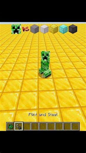 Creeper Blast vs Most Minecraft Strongest block!