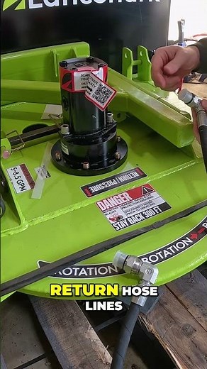 How to install your Lane Shark LS3 brush cutter hydraulic hoses 🚜