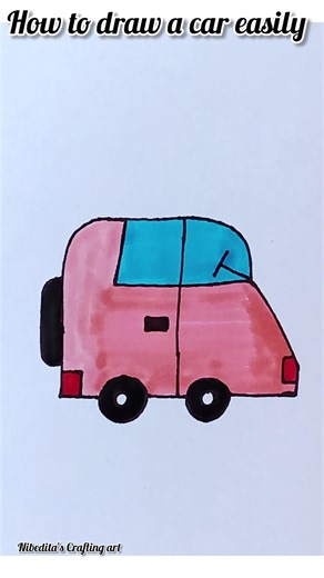 How to draw a car / Easy Car drawing tutorial for beginners #drawingtutorial #cardrawing #draw #car