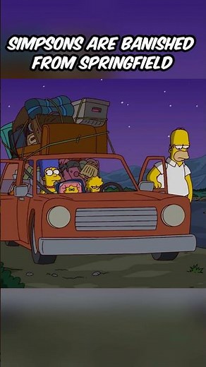 Simpsons Are Banished From Springfield