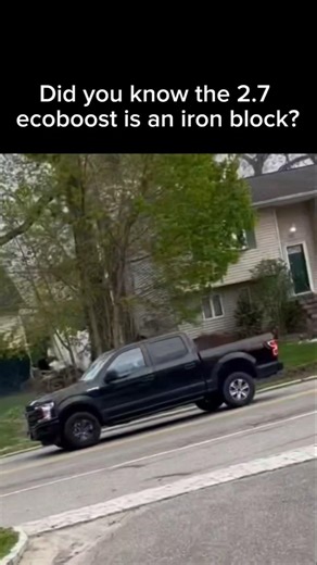 Did you know the 2.7 ecoboost is an iron block?