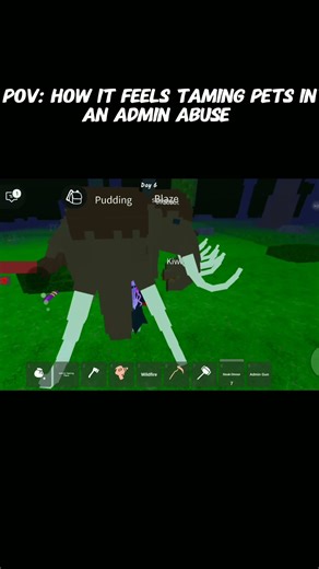 POV how it feels taming pets in an admin abuse✨⭐