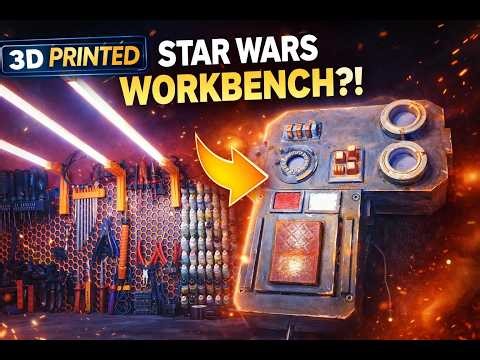 I Built a Star Wars Workbench Upgrade (3D Printed LED Setup)