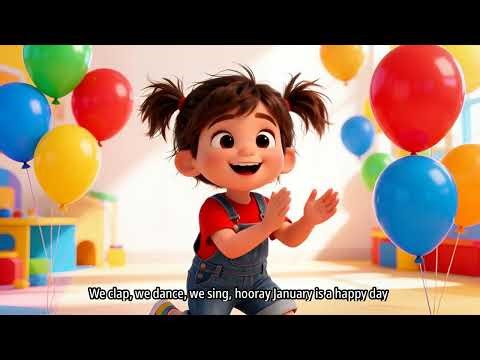 January Song ❄️ | Months | Fun and Educational Kids Songs