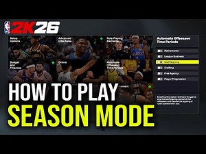 How to Play Season Mode in NBA 2K26 (Full Guide)