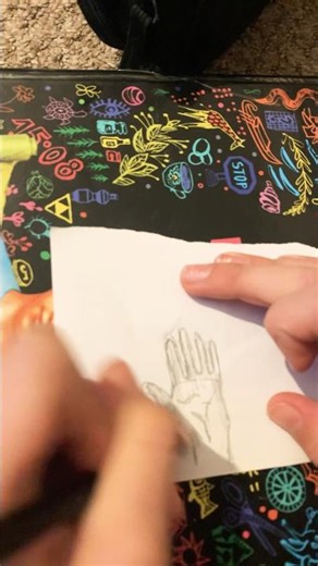 How to draw a animated hand ￼